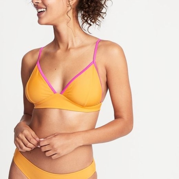 Old Navy Triangle Bralette Swim Top for Women New - Picture 2 of 2